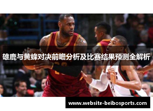 雄鹿与黄蜂对决前瞻分析及比赛结果预测全解析